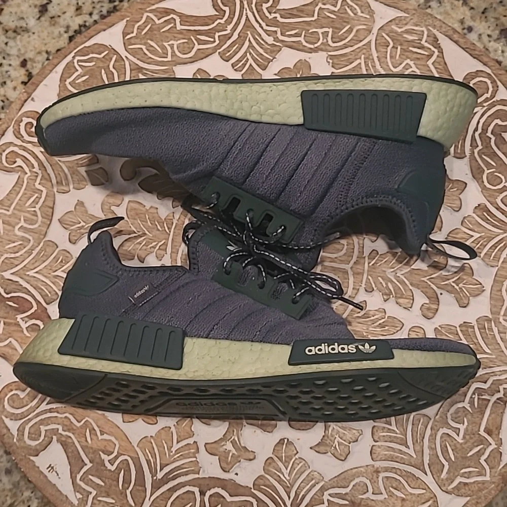 Adidas NMD_1 STLT Primeknit Running Shoe. Linen Green Men's Size 9.5. - Picture 2 of 10